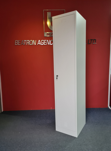 BA101-single-door-metal-locker-close-door-view
