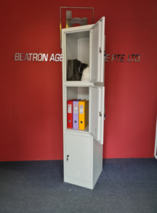 BA103-three-door-metal-locker-open-view